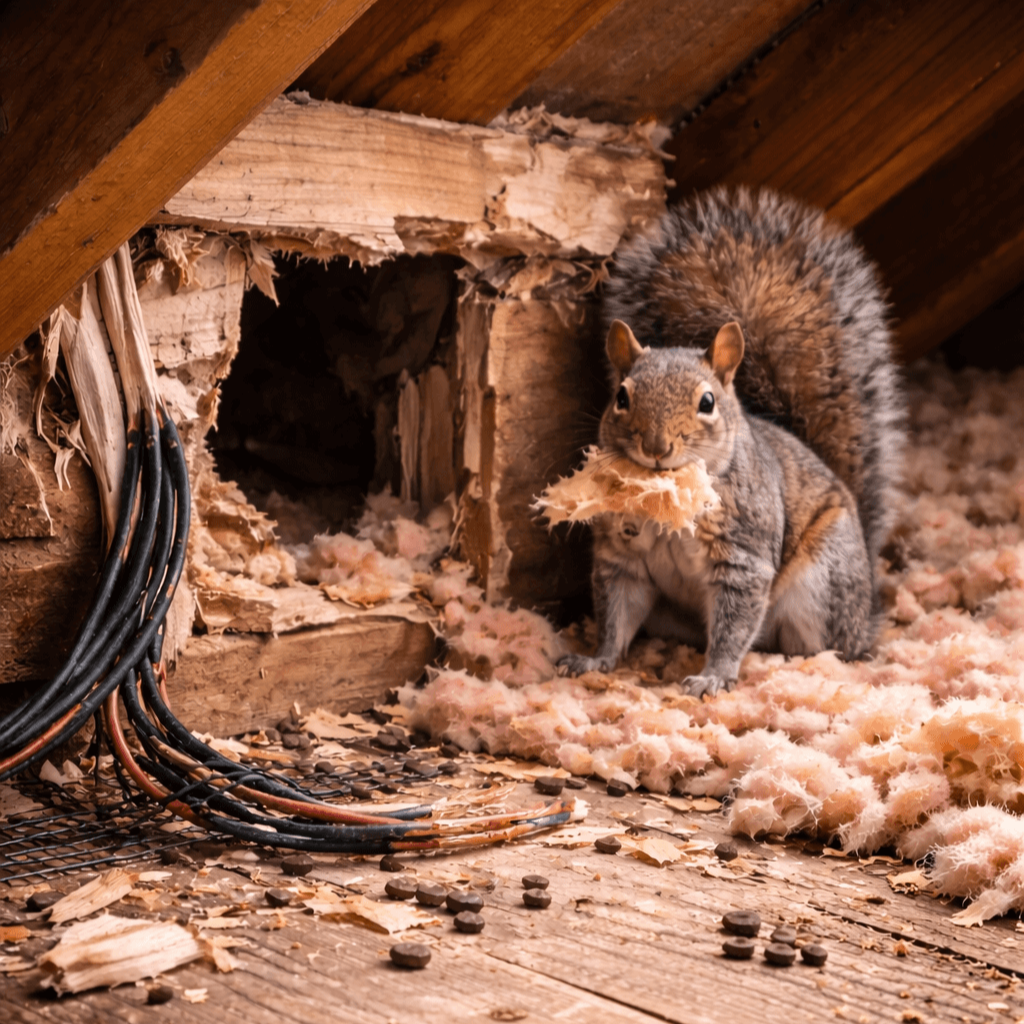 LOCAL PEST CONTROL, Hertfordshire, Bedfordshire, Essex & London. Pests Our Team Eliminate - Squirrels.